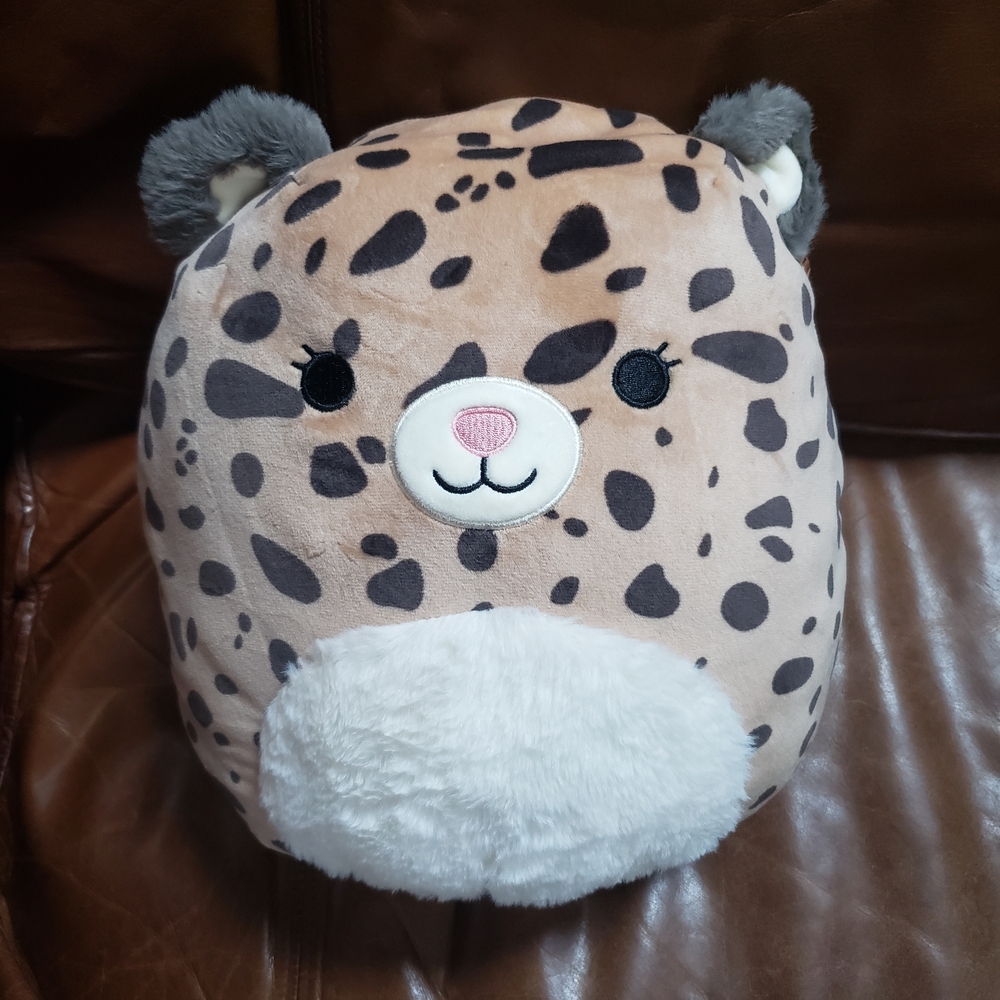 EC Original Squishmallow Kei Cheetah Print Plush Toy 11 Inch